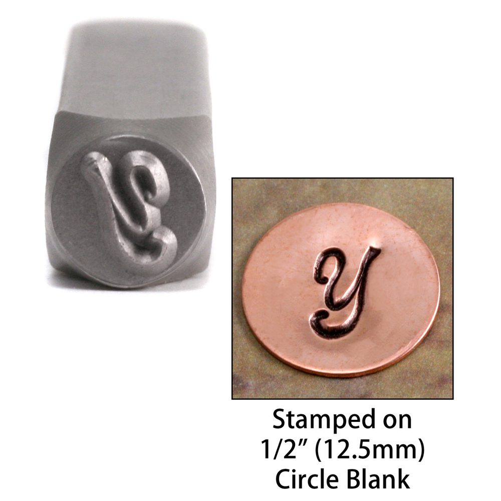 Metal Stamping Tools NOT RESTOCKING- Monogram Letter "Y" 6mm
